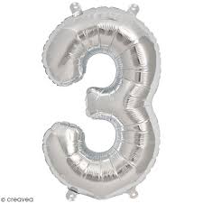 NUMEROS METALICOS 32"