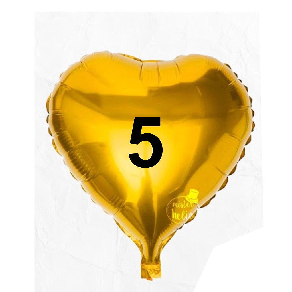 CORAZON SOLIDO #5 X
