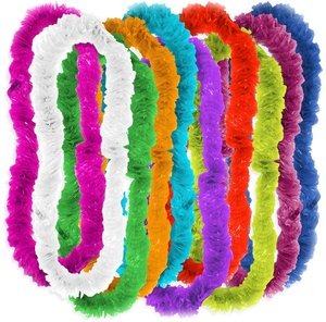 COLLAR HAWAIANO DE PLASTICO X12