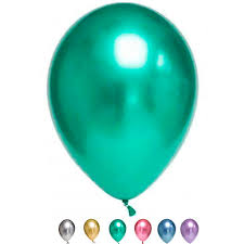 GLOBOS CROMADOS #12 X12PCS